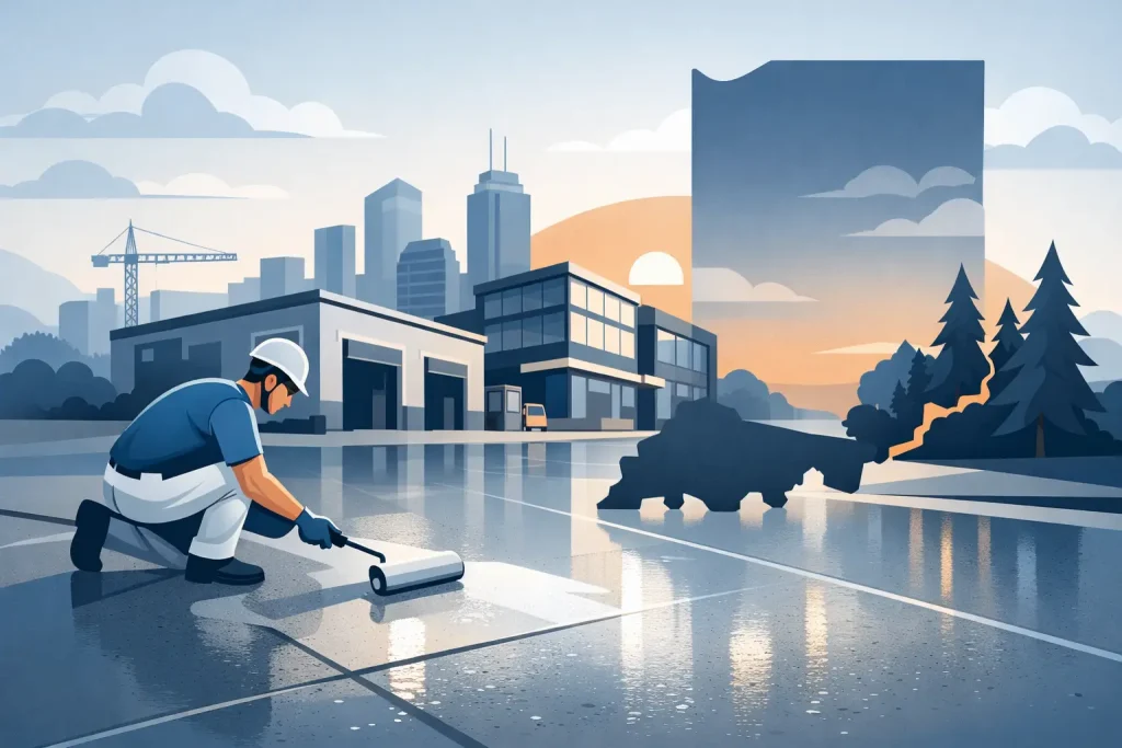 Commercial Concrete Coatings Built for Indiana