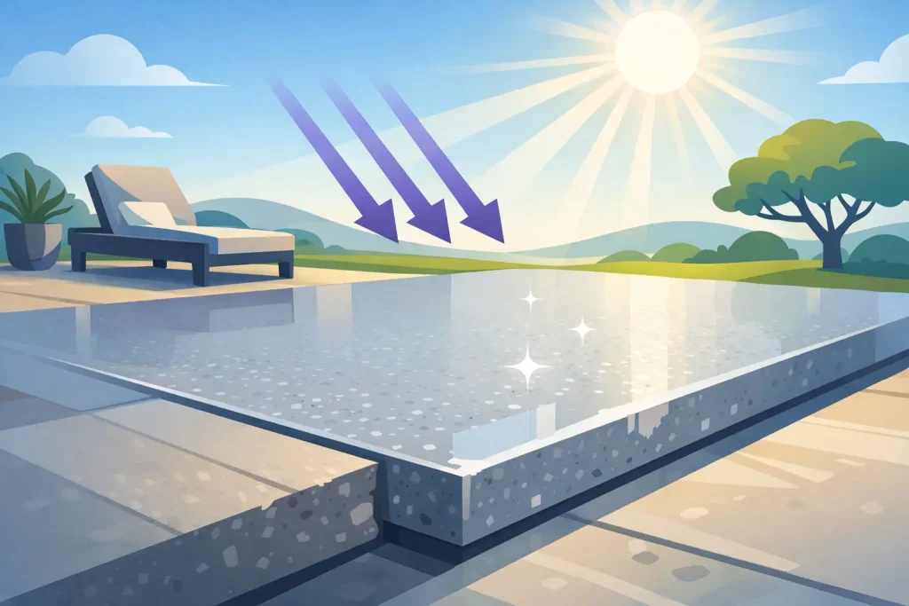 Does Polyaspartic Resist Ultraviolet Light Outdoors?