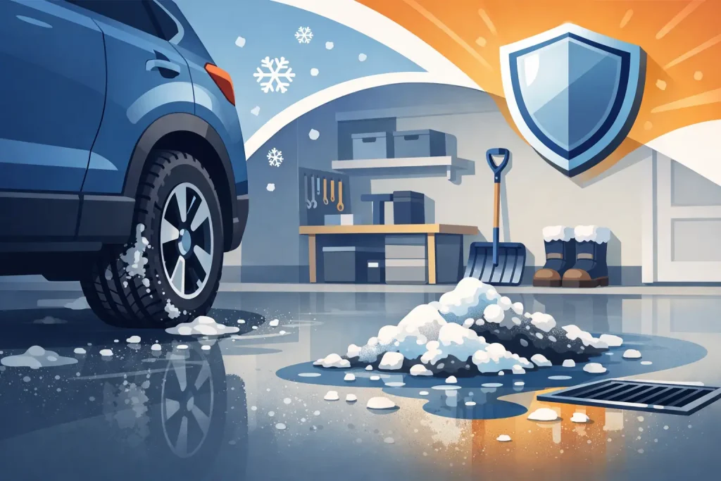 Garage Coating for Road Salt Built to Last