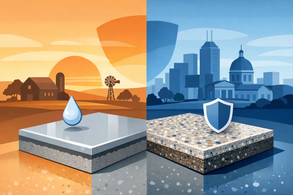 Polyaspartic vs Epoxy Flooring in Indiana