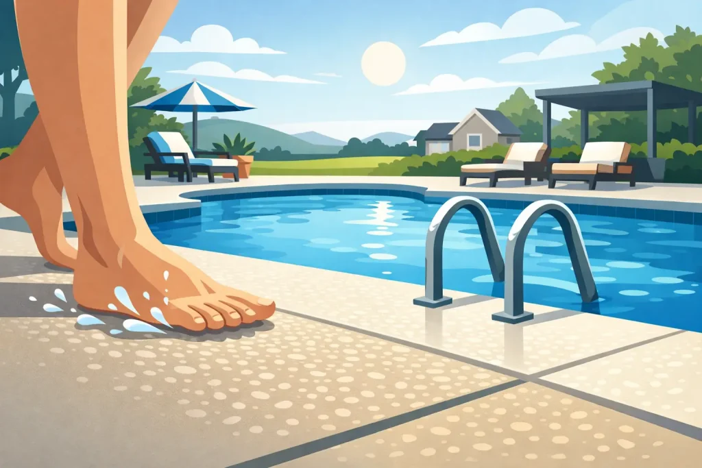 Slip Resistant Pool Deck Coating for Indiana