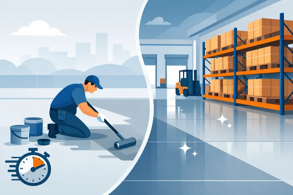 Warehouse Floor Coating Fast Cure Explained