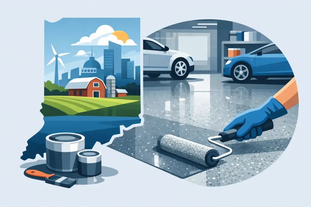 Why Choose Polyaspartic Floor Coating in Indiana