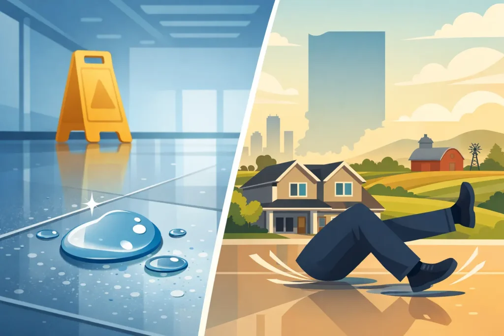 Are Coated Floors Slippery? What Indiana Owners Need