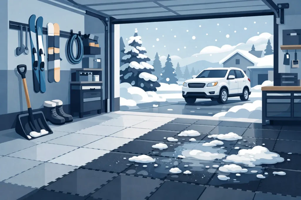 Best Garage Flooring for Indiana Winters